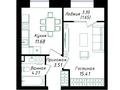 1-бөлмелі пәтер · 37 м² · 4/9 қабат, Мухамедханова 43, бағасы: 21.5 млн ₸ в Астане, Нура р-н — фото 2