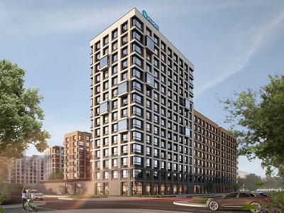 2-комнатная квартира · 64.33 м², Е 101 5 за ~ 38.2 млн 〒 в Астане, Нура р-н