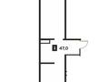 1-комнатная квартира · 47 м² · 2/9 этаж, Кульджинский тракт — Бухтарминская за 25 млн ₸ в Алматы, Турксибский р-н