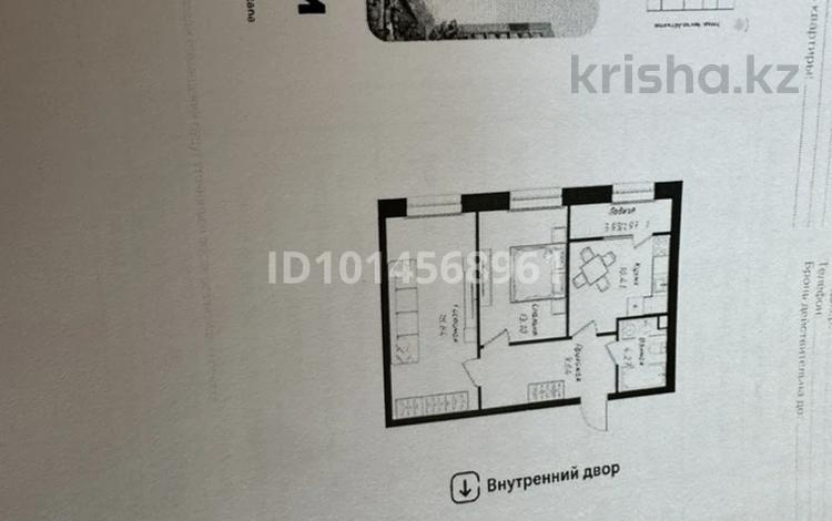 2-комнатная квартира · 58.23 м² · 12/12 этаж, Ч. Айтматова — Мухамедханов за 28 млн ₸ в Астане, Нура р-н — фото 3