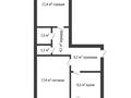 2-комнатная квартира · 54.8 м² · 1/5 этаж, Рыскулова за 15.5 млн ₸ в Актобе — фото 12