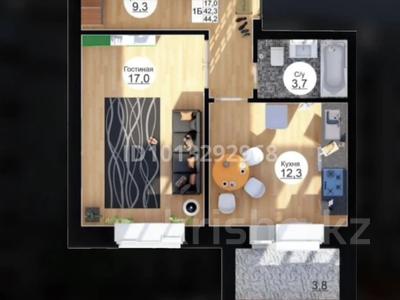 1-бөлмелі пәтер · 44.2 м² · 2/5 қабат, мкр. Алтын орда, алтын орда — возле новой Далида Плазы, бағасы: ~ 11.1 млн ₸ в Актобе
