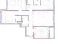 4-бөлмелі пәтер · 115 м² · 9/12 қабат, Туран 39, бағасы: 115 млн ₸ в Астане, Нура р-н — фото 3