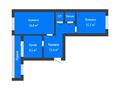2-комнатная квартира · 54.5 м² · 2/5 этаж, Штабная 13 за 22 млн ₸ в Костанае — фото 8