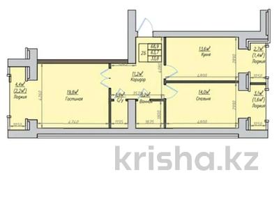 2-комнатная квартира · 69 м² · 7/9 этаж, АУЕЛЬБЕКОВА 120Б за ~ 26.7 млн ₸ в Кокшетау