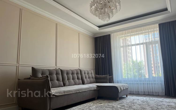 3-комнатная квартира · 100 м² · 3/9 этаж, Керей Жанибек хандары 16 за 550 000 ₸ в Астане, Есильский р-н — фото 2
