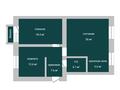 3-комнатная квартира · 75.4 м² · 3/3 этаж, Аль-Фараби 91 за 26.9 млн ₸ в Костанае — фото 2