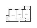 2-комнатная квартира · 73.9 м² · 9/10 этаж, серкебаева 33/1 за ~ 29.6 млн ₸ в Кокшетау — фото 2