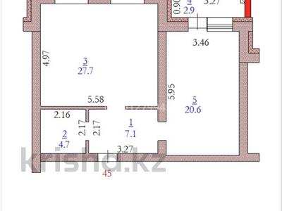 1-бөлмелі пәтер · 63 м² · 2/5 қабат, мкр. Алтын орда 2Е/1, бағасы: 18 млн ₸ в Актобе