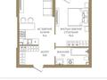 2-комнатная квартира · 48.3 м² · 1/9 этаж, Каныша Сатпаева за ~ 35.6 млн ₸ в Алматы, Бостандыкский р-н — фото 2