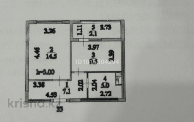 1-комнатная квартира · 38.2 м² · 7/16 этаж, Ракымжан Кошкарбаев 54/2 за 24 млн ₸ в Астане, Сарайшык р-н — фото 2
