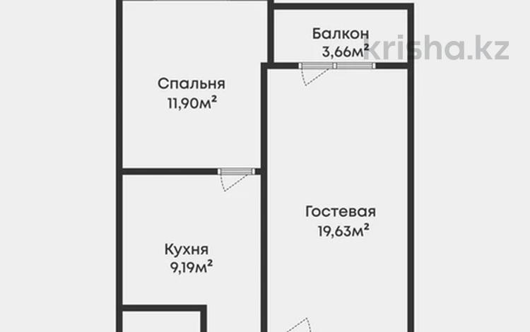 1-комнатная квартира, 56.54 м², 11/12 этаж, 17-й мкр за 16.5 млн 〒 в Актау, 17-й мкр — фото 2