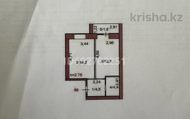1-комнатная квартира, 40 м², 8/10 этаж, Кенжетаева 13 за 11.5 млн 〒 в Кокшетау — фото 2