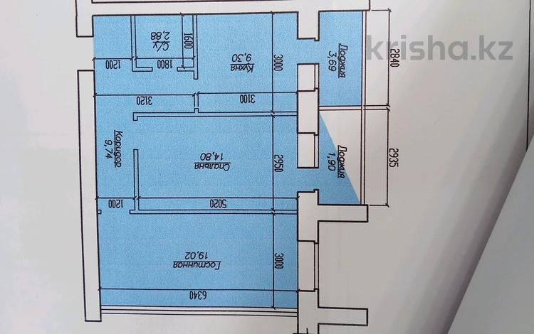 2-бөлмелі пәтер · 61 м² · 3/9 қабат, Жангирхана 78, бағасы: 18.3 млн ₸ в Уральске — фото 2
