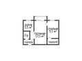 2-бөлмелі пәтер · 40 м² · 2/2 қабат, Молодёжная 3, бағасы: 10.5 млн ₸ в  — фото 2