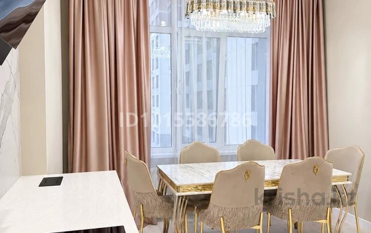 3-бөлмелі пәтер · 91 м² · 4/12 қабат, Керей и Жанибек хандар 44/1, бағасы: 87 млн ₸ в Астане, Есильский р-н — фото 2