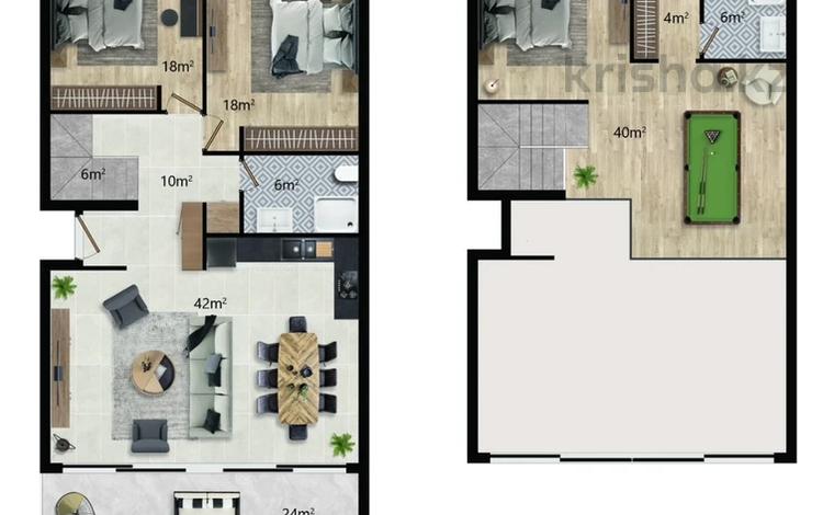 4-комнатная квартира · 174 м² · 1/2 этаж, Жк Элизиум-2 2 за ~ 179 млн ₸ в Искеле — фото 9