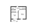 1-комнатная квартира · 42 м² · 8/9 этаж, Бокенбай батыра за 12.5 млн ₸ в Актобе — фото 12