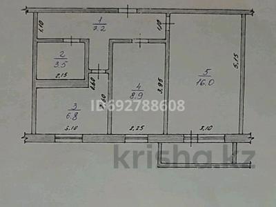 2-комнатная квартира · 52 м² · 3/5 этаж, 4 микрорайон за 17 млн ₸ в Аксае