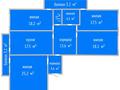 4-бөлмелі пәтер · 127.9 м² · 6/9 қабат, 8-й Микрорайон 24, бағасы: 70 млн ₸ в Костанае — фото 2