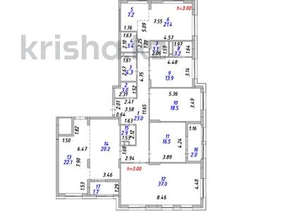 5-бөлмелі пәтер · 203.4 м² · 9/9 қабат, Мангилик Ел 36 стр, бағасы: 185 млн ₸ в Астане, Есильский р-н