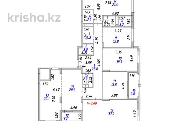 5-бөлмелі пәтер · 203.4 м² · 9/9 қабат, Мангилик Ел 36 стр, бағасы: 185 млн ₸ в Астане, Есильский р-н — фото 2