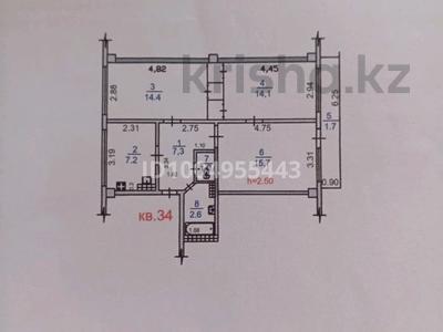 3-бөлмелі пәтер · 66 м² · 4/4 қабат, Бокейханова 158, бағасы: 28 млн ₸ в Алматы, Жетысуский р-н
