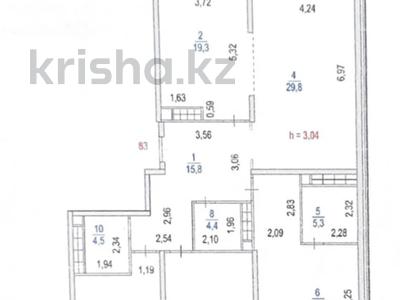 4-комнатная квартира, 142 м², 13/16 этаж, Розыбакиева 211 — Ходжанова за 130 млн 〒 в Алматы, Бостандыкский р-н