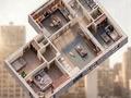 3-комнатная квартира · 104 м² · 5/19 этаж, Абая — Абая за 74 млн ₸ в Алматы, Бостандыкский р-н — фото 2