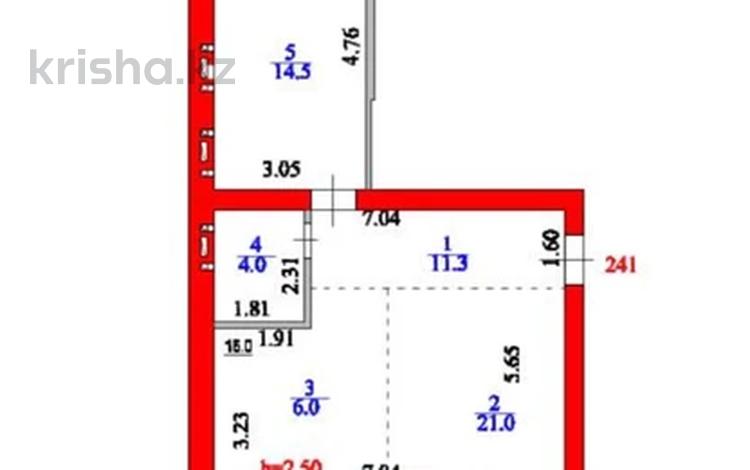 2-комнатная квартира · 56.8 м² · 10/10 этаж, Кургальжинское шоссе 22/1 за ~ 18.2 млн ₸ в Астане, Нура р-н — фото 10