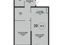 2-бөлмелі пәтер · 62.8 м² · 7/9 қабат, Каныша Сатпаева 90а/1, бағасы: ~ 49.1 млн ₸ в Алматы, Бостандыкский р-н — фото 2