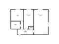 2-комнатная квартира, 42.6 м², 1/4 этаж, Бородина за 12.8 млн 〒 в Костанае — фото 6