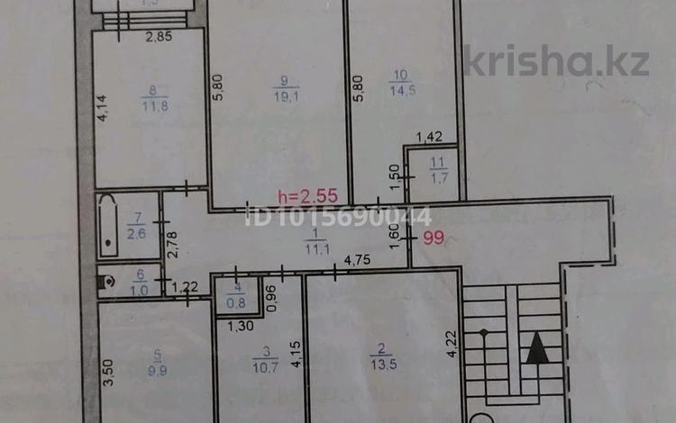 5-комнатная квартира · 100 м² · 2/5 этаж, Камзина 24 за 25 млн ₸ в Аксу — фото 2