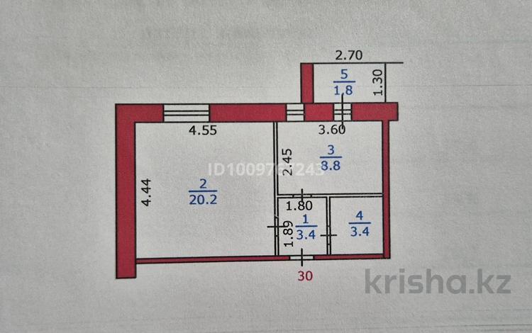 1-комнатная квартира · 37 м² · 3/5 этаж, Айдорханова 6 за 5.5 млн 〒 в Риддере — фото 2