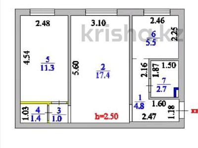 2-бөлмелі пәтер · 44 м² · 1/5 қабат, Желтоксан 32/2 — Богенбая Батыра, бағасы: 200 000 ₸ в Астане, Сарыарка р-н