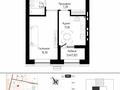1-бөлмелі пәтер · 41.5 м² · 6/10 қабат, Култегин 3, бағасы: 28 млн ₸ в Астане, Нура р-н — фото 6