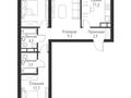 3-бөлмелі пәтер · 86 м² · 4/12 қабат, мкр Нуркент, Турара Рыскулова, бағасы: 62 млн ₸ в Алматы, Алатауский р-н — фото 18