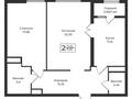2-комнатная квартира · 72.4 м² · 5/12 этаж, мкр Нурсат 2, Микрорайон Нурсат 3 141 — "Сейітжан қари" атындағы үлкен мешіт за 49.5 млн ₸ в Шымкенте, Каратауский р-н — фото 13