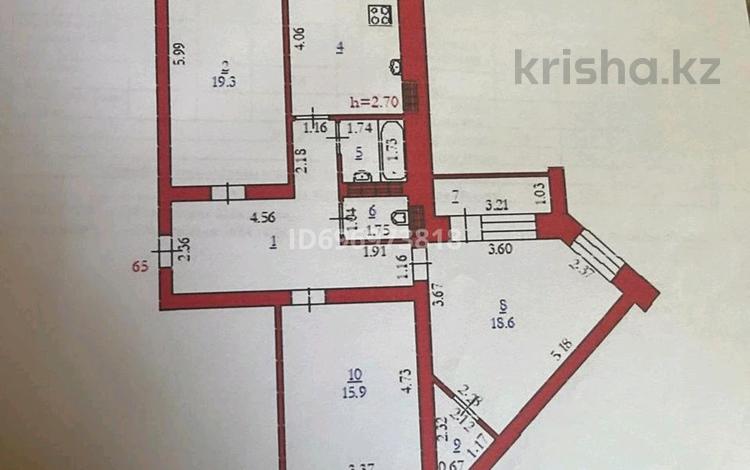 3-комнатная квартира · 91 м² · 2/9 этаж, Нур Актобе — 2 мкр за 26 млн 〒 — фото 17