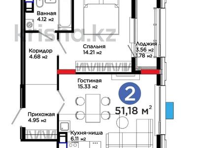 Пәтерлер в Астане: 2-бөлмелі пәтер · 51.18 м² · 3/9 қабат, Е-899 3 — за ТРЦ Хан-Шатыр, бағасы: 40 млн 〒 2-бөлмелі пәтер · 51.18 м² · 3/9 қабат, Е-899 3 — за ТРЦ Хан-Шатыр, бағасы: 40 млн 〒 в Астане, Нура р-н