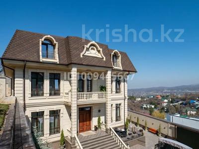 Отдельный дом · 6 комнат · 530 м² · 10 сот., мкр Каменское плато 150 за 850 млн ₸ в Алматы, Медеуский р-н