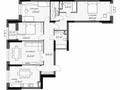 4-бөлмелі пәтер · 130 м² · 12/18 қабат, Байкен Ашимова 7/1, бағасы: 59.9 млн ₸ в Караганде, Казыбек би р-н — фото 7