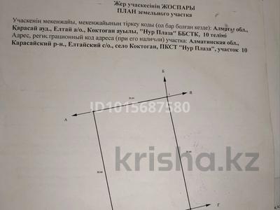 Жер телімі · 6 сотық, Коктоган, бағасы: 7.5 млн ₸ в Алматы
