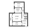 3-бөлмелі пәтер · 69.7 м² · 9/12 қабат, мкр Жилгородок, Тургенева, бағасы: 15.5 млн ₸ в Актобе — фото 9