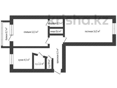 2-комнатная квартира, 45.7 м², 4/5 этаж, баймуканова 118 за 12.5 млн 〒 в Кокшетау