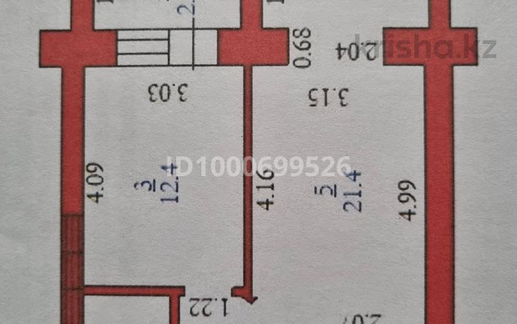 1-комнатная квартира · 47.4 м² · 1/10 этаж, мкр. Алтын орда, Молдагулова 66Б за 17.5 млн 〒 в Актобе — фото 3