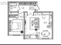 2-комнатная квартира · 56.6 м² · 9/9 этаж, Бирлик 140/1 — Пос Жанатурмыс, по верхней трассе за 32 млн ₸ в  — фото 16