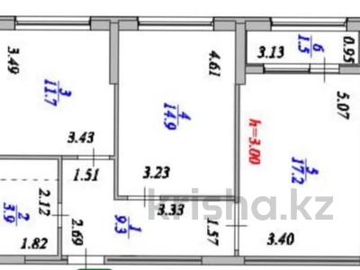 2-комнатная квартира · 59 м² · 5/17 этаж, Туран 83/2 за 33 млн ₸ в Астане, Нура р-н