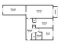 3-комнатная квартира · 60 м² · 2/5 этаж, 9-й микрорайон 1В за 26 млн ₸ в Костанае — фото 7