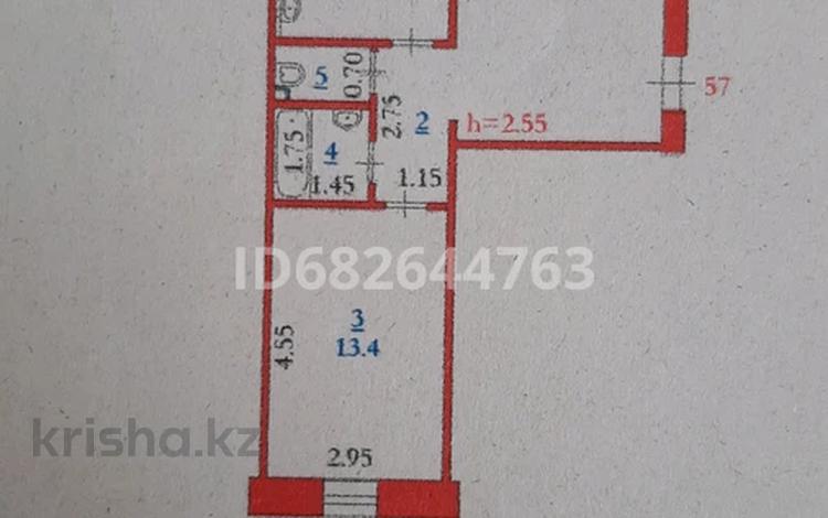 2-комнатная квартира, 52 м², 4/6 этаж, Старый город за 16.5 млн 〒 в Актобе, Старый город — фото 2